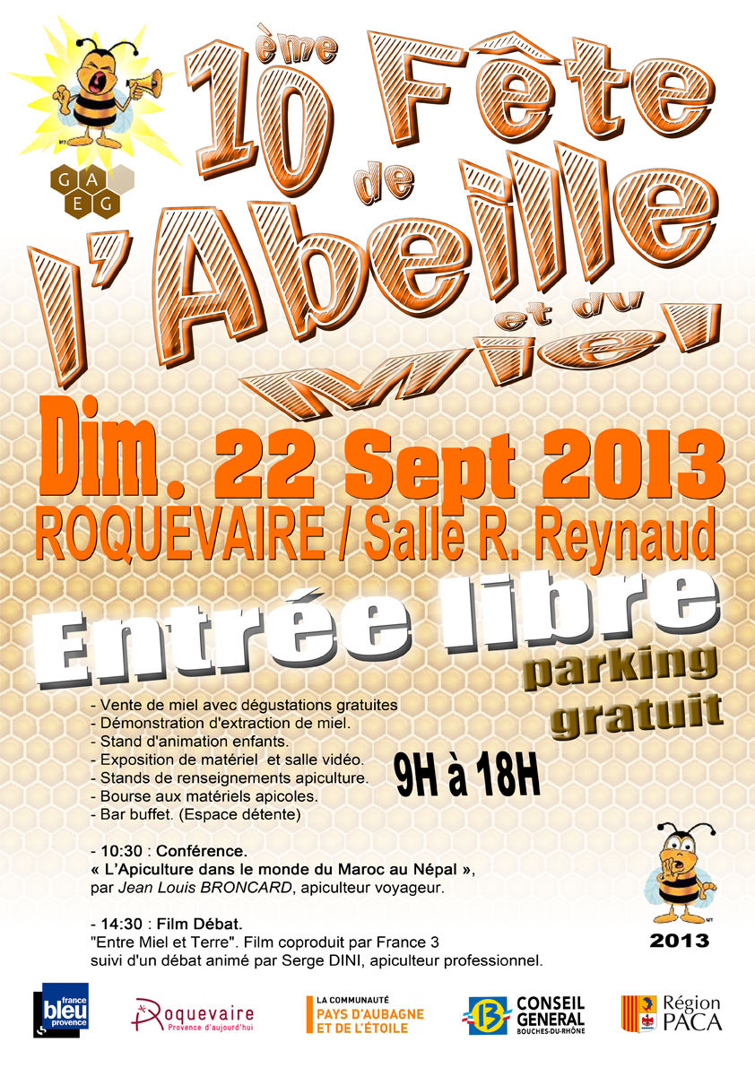 10Ã©me FÃªte de l'abeille et du miel 2013