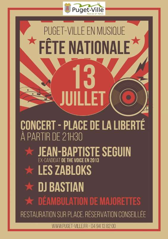 La Fête nationale à Puget-Ville