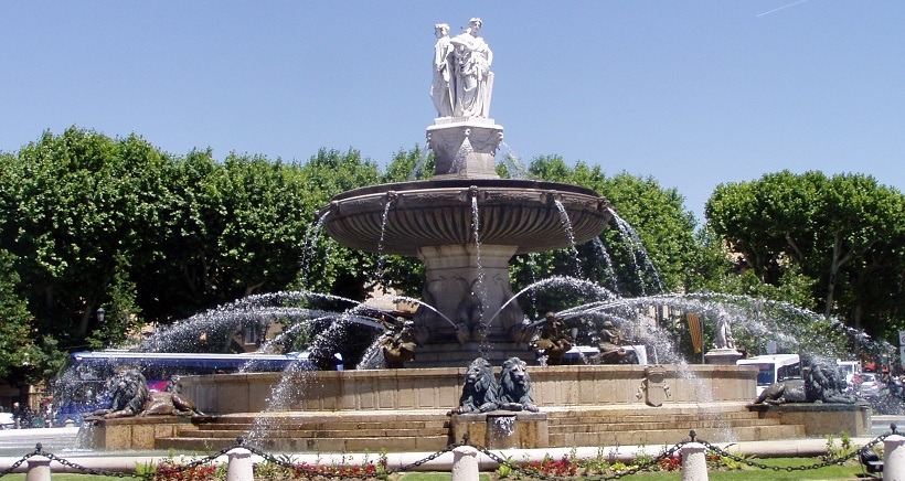 Aix-en-Provence, de fontaines en fontaines