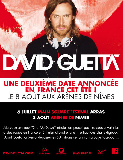 David Guetta en concert Ã  NÃ®mes