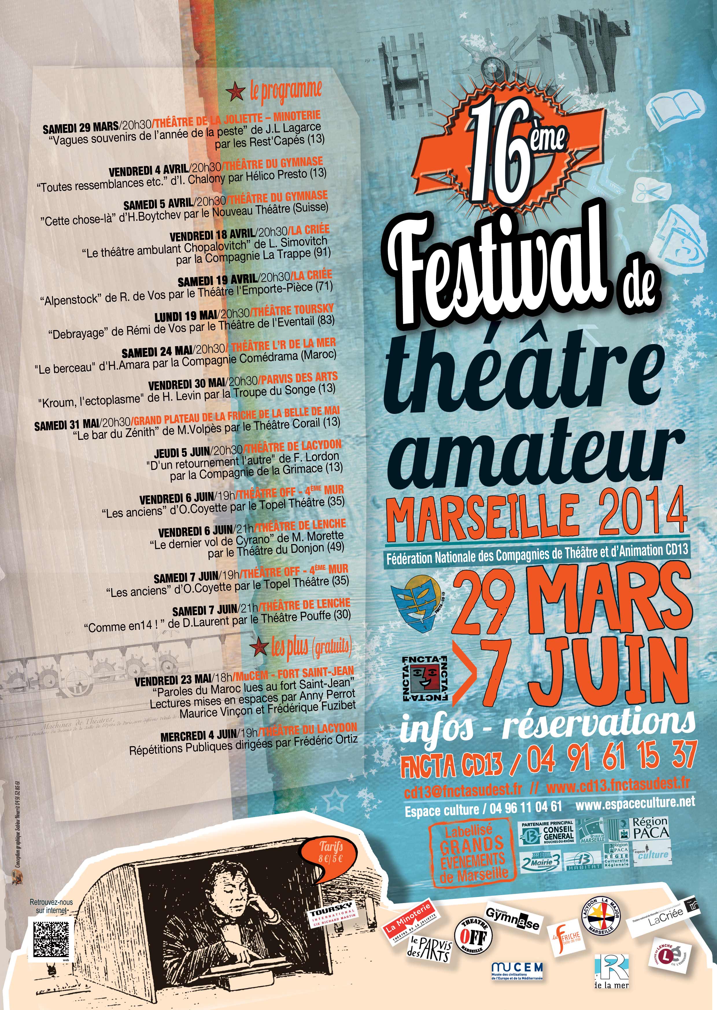 16Ã¨me Festival de ThÃ©Ã¢tre Amateur - Marseille 2014