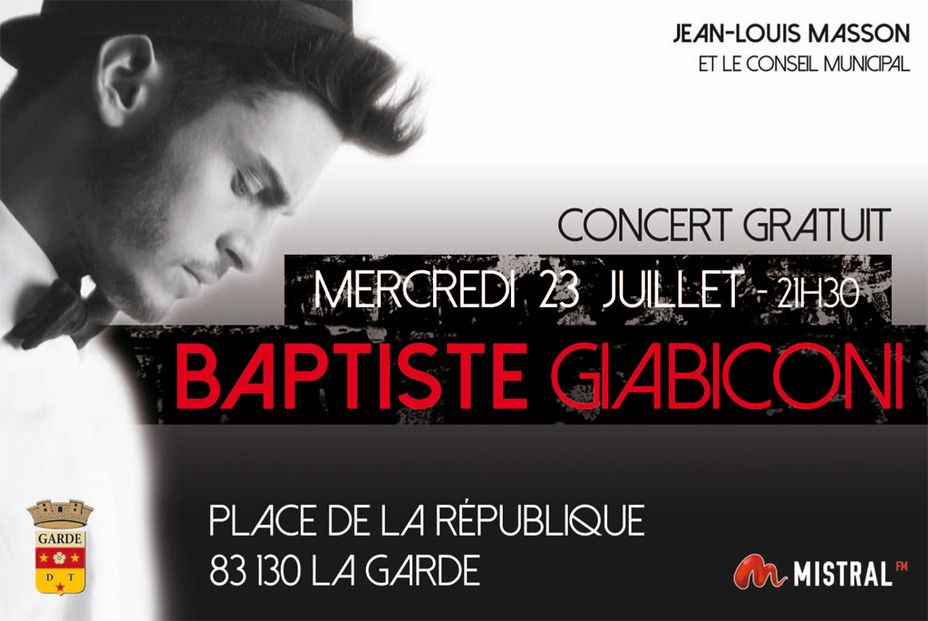 Concert Baptiste GIABICONI