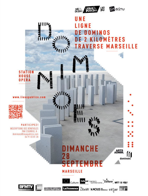 Insolite :Une ligne  de Dominos de 2 kms traversera Marseille le 28 septembre!