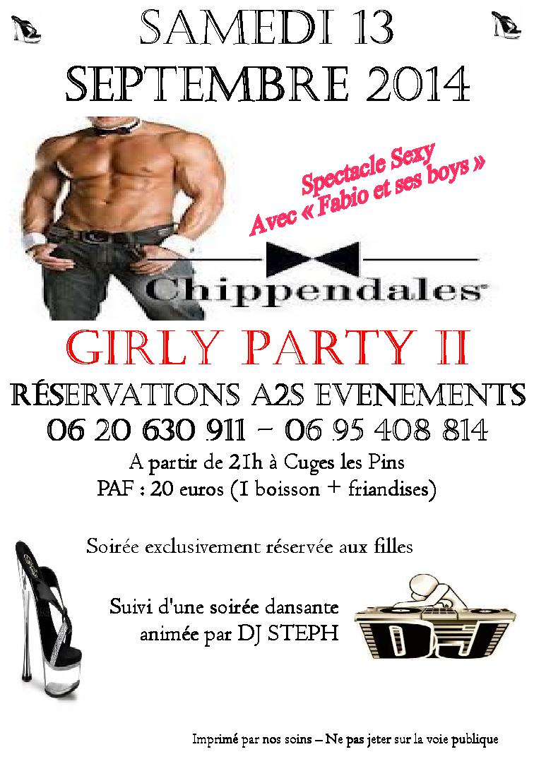 SoirÃ©e Chippendales GIRLY PARTY II