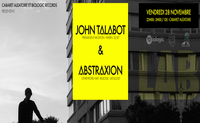John Talabot + Abstraxion