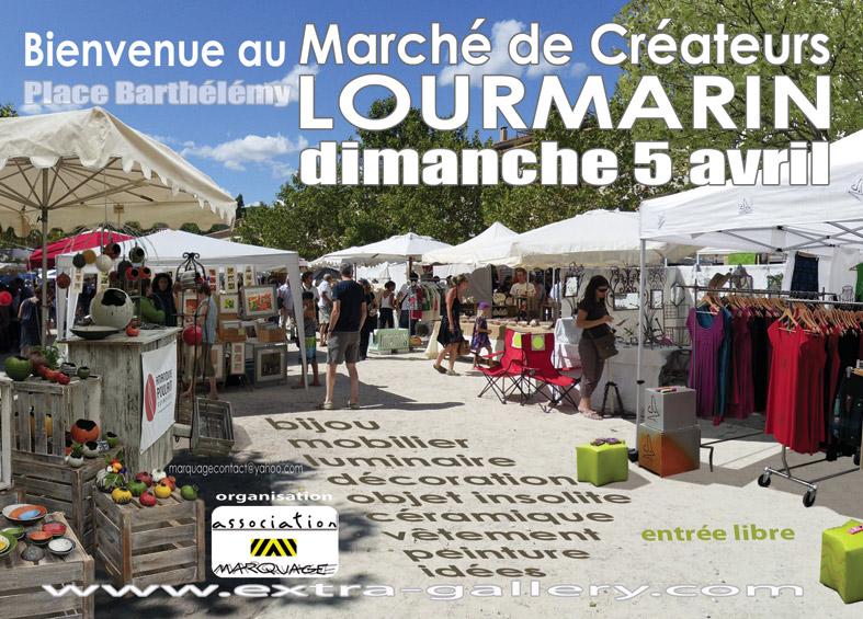 MarchÃ© des crÃ©ateurs Ã  Lourmarin