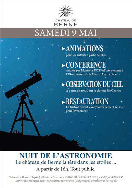 Chateau De Berne - Nuit De L'astronomie