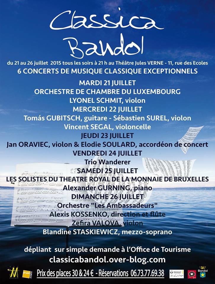 Un nouveau festival de musique classique Ã  Bandol