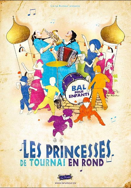 Bal-concert Les Princesses de Tournai en Rond sur la place Lulli