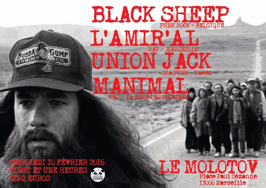 Black Sheep, L'Amir'al, Union Jack et Manimal