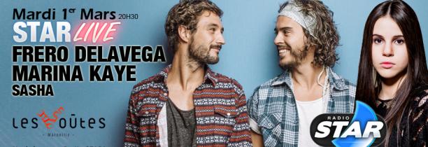 Frero Delavega en concert gratuit Ã  Marseille avec Radio Star