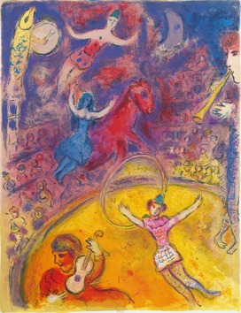 Marc Chagall " Le cirque"