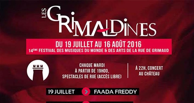 Charlie Winston, Faada Freddy, Hindi Zhara et La Yegros Ã  l'affiche des Grimaldines 2016