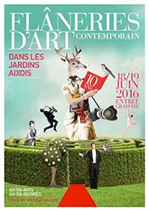 10 ans de FlÃ¢neries d'art dans les jardins aixois