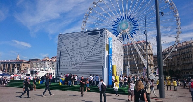 Le CubeM, une vitrine de Marseille pour l'Euro 2016