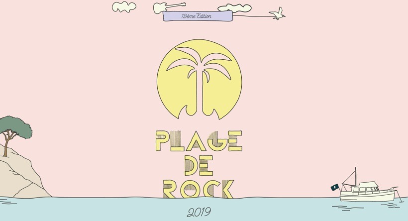 Plage de rock