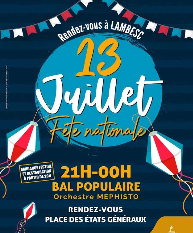 Festivités du 14 juillet à Lambesc