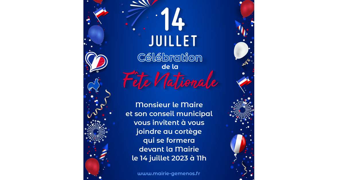 Festivités du 14 juillet à Gemenos