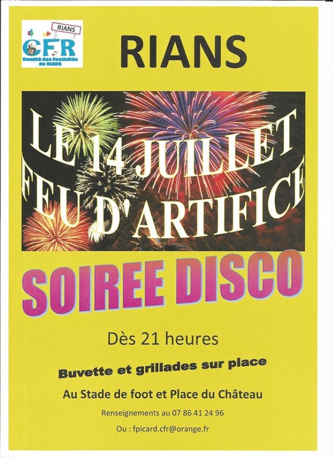 FestivitÃ©s du 14 juillet Ã  Rians