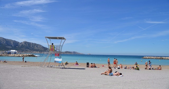 La plage de la Pointe Rouge est rouverte