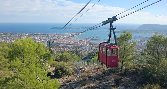 De nouvelles cabines pour le tÃ©lÃ©phÃ©rique du Mont Faron