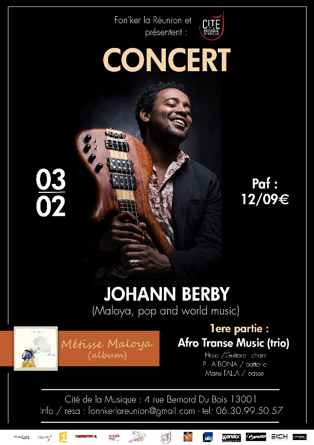 Concert Johann Berby - MÃ©tisse Maloya 