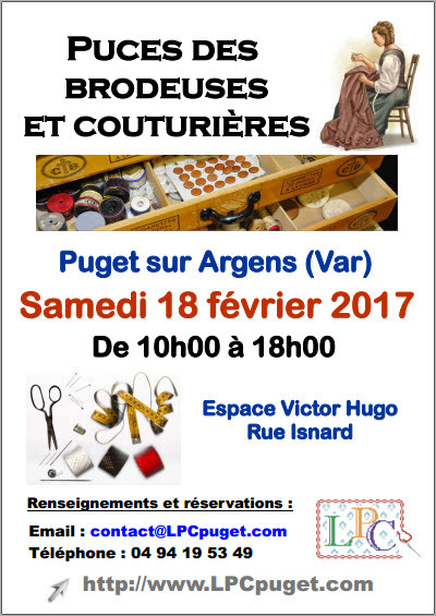 Puces des Brodeuses et CouturiÃ¨res 2017