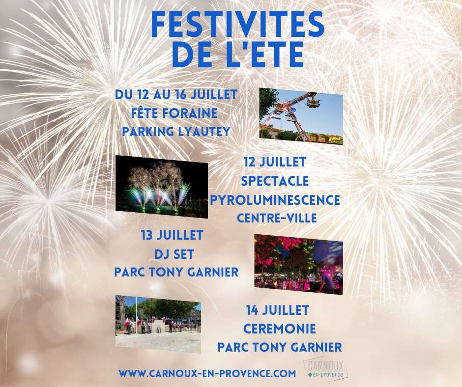 Festivités du 14 juillet à Carnoux-en-Provence