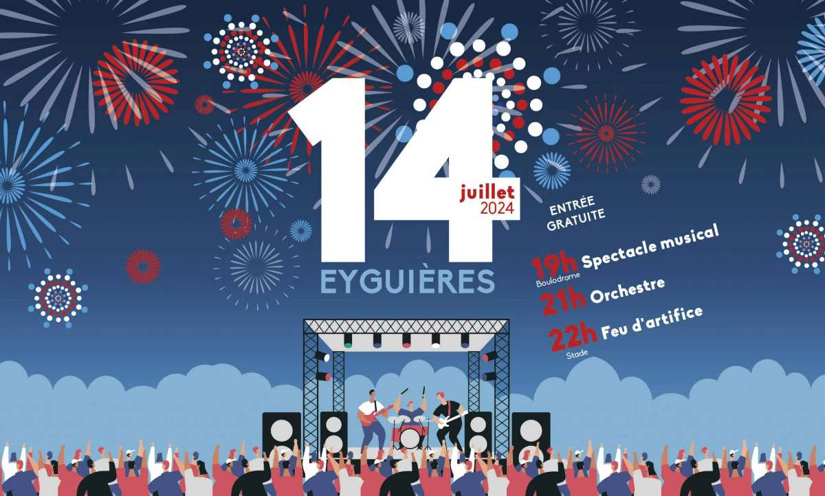 14 juillet à Eyguières