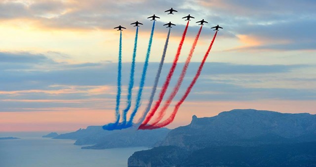 La Patrouille de France va survoler les bords de mer jusqu'Ã  Toulon aujourd'hui