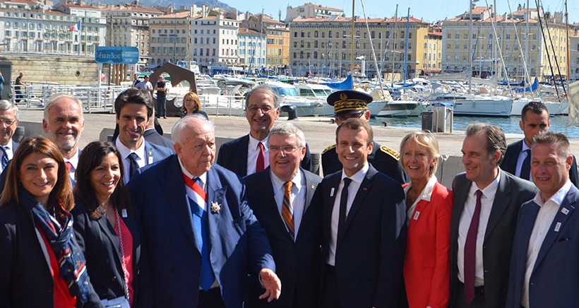 JO2024 : Emmanuel Macron visite les sites olympiques : Â«Vous avez rÃ©ussi Ã  rÃ©concilier Paris et MarseilleÂ»