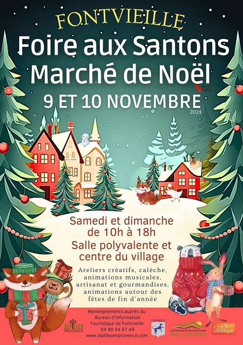 Marché de Noël et foire aux santons à Fontvieille