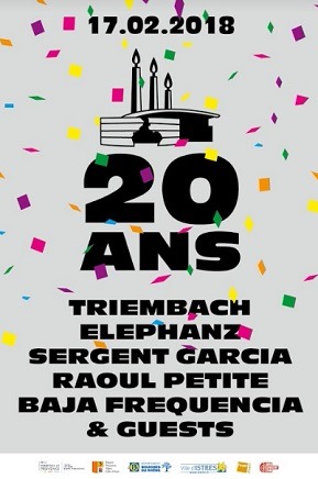 20 ans de L'usine avec Raoul Petite, Sergent Garcia, Elephanz... 