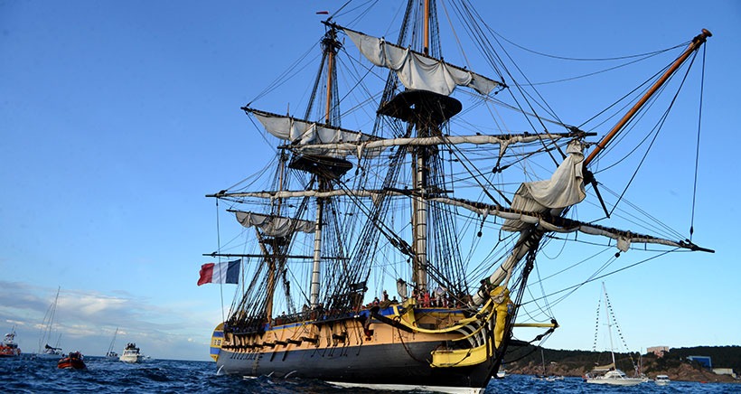 50.000 personnes pour l'escale toulonnaise de l'Hermione