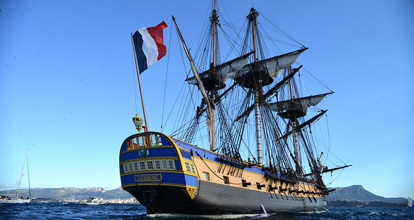 Tout ce qu'il faut savoir sur l'Hermione avant son arrivée à Marseille