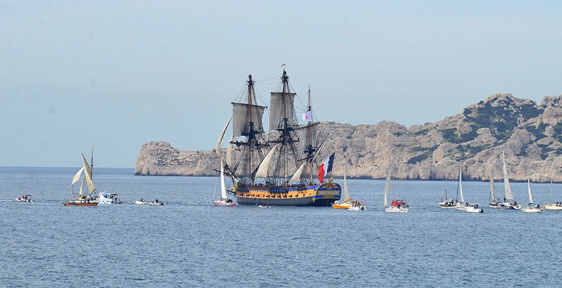 L'Hermione revient en Provence mardi 24 avril 