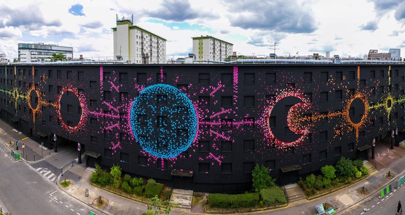 Une fresque monumentale à découvrir en haut de la Canebière