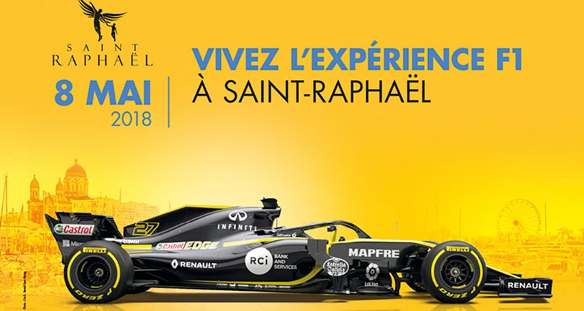 Avant-première du Grand-Prix de France: Show F1 à Saint-Raphaël
