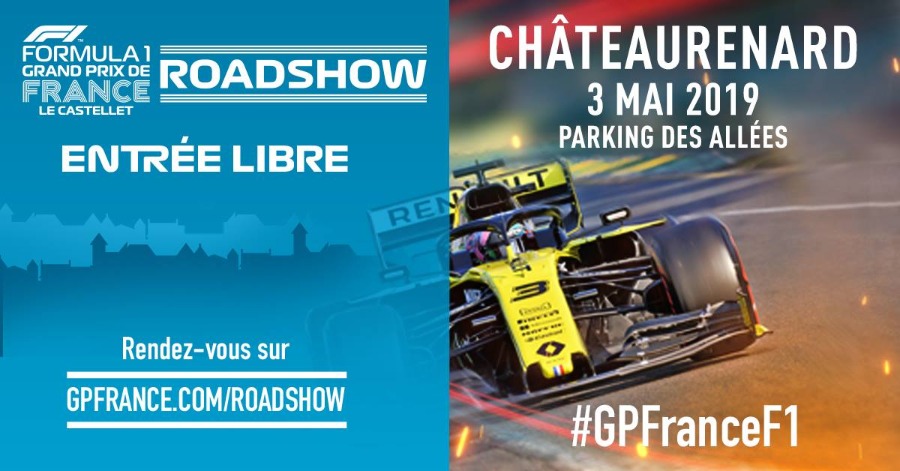 Avant-première du Grand-Prix de France: Show F1 à Chateaurenard