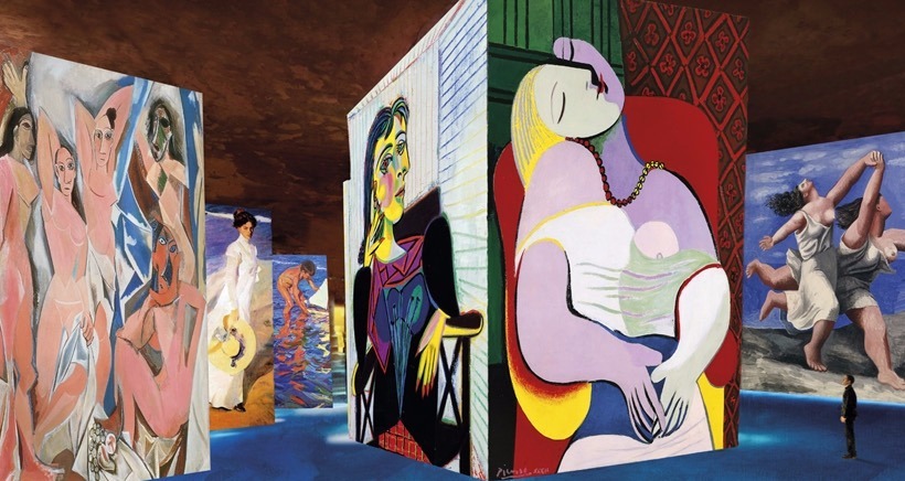 Baux de Provence : visitez l'exposition Picasso aux CarriÃ¨res de LumiÃ¨res en nocturne