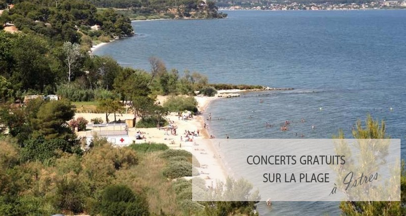 Les concerts gratuits  plage de la Romaniquette