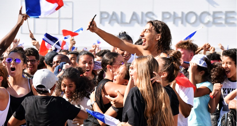 En images : la victoire des Bleus depuis la Fan Zone de Marseille