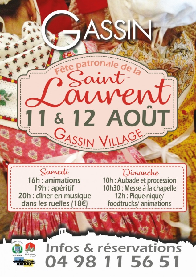 Fête de la Saint Laurent à Gassin
