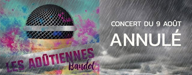 Orages: la première soirée du festival Les Aoutiennes à Bandol est annulée