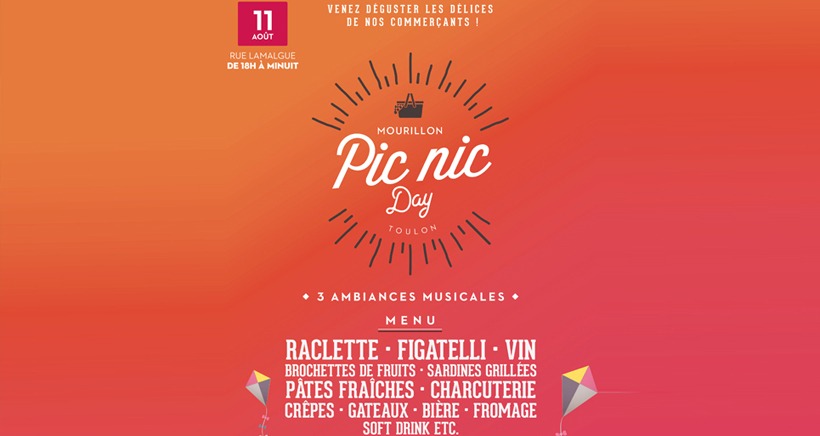 Ce soir, c'est Pic Nic Day au Mourillon!