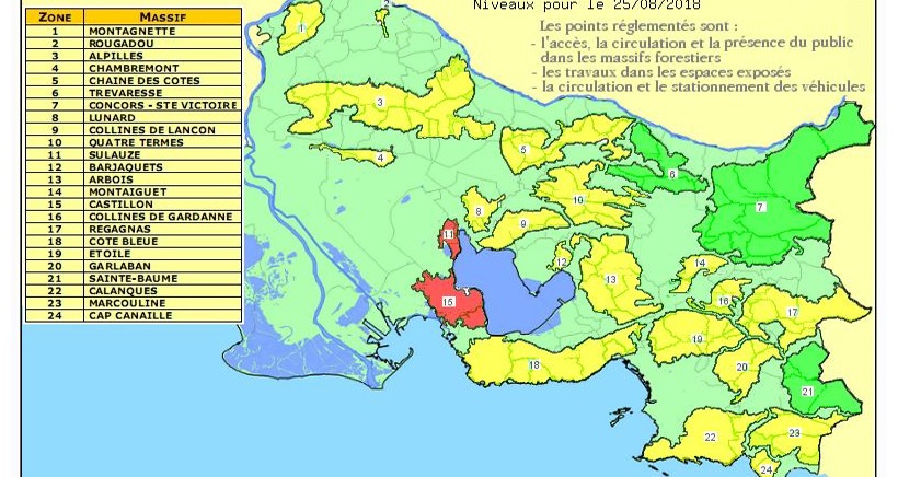Mistral: Deux massifs interdits au public ce samedi dans les Bouches du Rhône