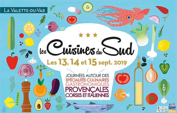 La Valette-du-Var célèbre les Cuisines du Sud le weekend du 22 et 23 septembre