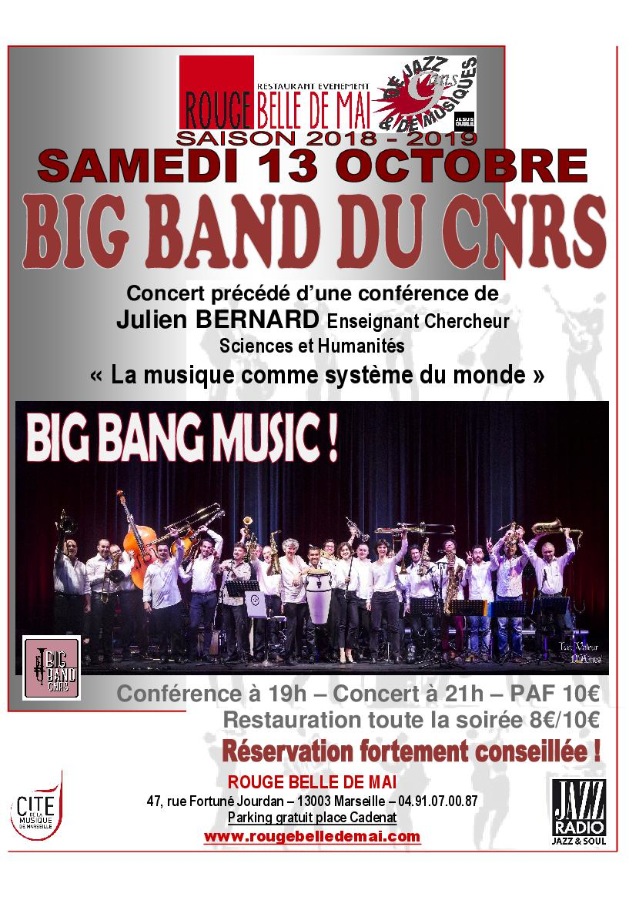 Big Band du CNRS conférence-concert