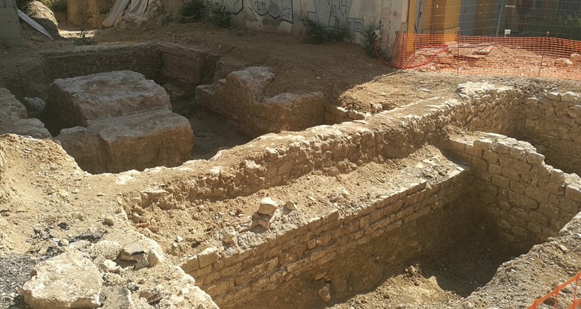 Une dalle de verre sous le lycée des Remparts pour valoriser les ruines médiévales