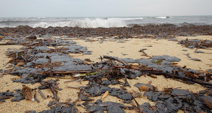 Les plages de Ramatuelle, Saint Tropez et Sainte Maxime souillées par des galettes de pétrole